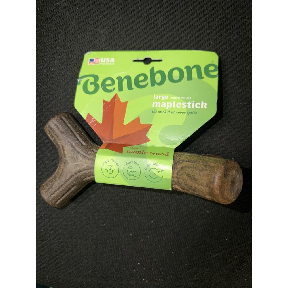 !Benebone Maplestick Durable Dog Chew Toy 1ea/LG